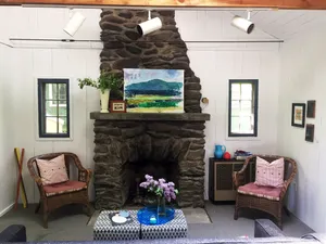 Image of Artist's Camp on Lake Mahkeenac