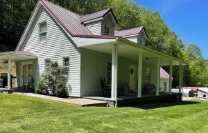 Image of Cozy trail house at the Hatfield McCoy Trails