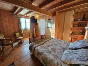 Image of Landes\" guest room with private Nordic bath