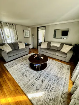 Image of Luxury Retreat! Large 3 bedroom upstairs townhouse!Suny Potsdam in the backyard!