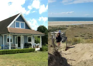 Image of The dunes, beach, nature, near Carteret \/ The dunes, the beach ...