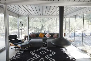 Image of Glass home, with river, night sky & privacy What more can you ask for?