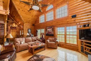Image of Unique Log Cabin, Riverfront, minutes to Saratoga