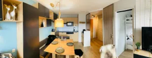 Image of Apart from Mongie. Fully renovated. foot of the slopes 1 bedroom. Heated swimming pool.