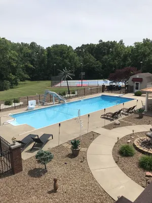 Image of PICKLEBALL, Heated Pool, Game Room, Outdoor Oasis, Tennis, Basketball, & woods!
