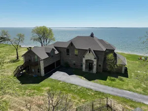 Image of Newly Built Waterfront Lakehouse w\/Private Pier
