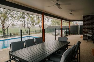 Image of A Brand New Home with a Pool overlooking The Black Bull Golf Course