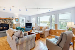 Image of Secluded waterfront home with firepit, gas grill, kayaks, dock, balcony, & patio