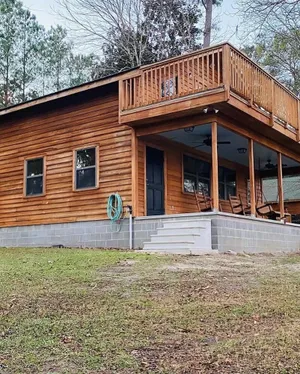 Image of River Cross Lodge Cypress Loblolly Cabin Overlooking The Altamaha River