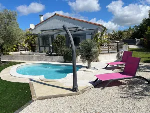 Image of Private swimming pool, private pétanque court. Fully enclosed grounds.