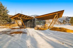 Image of Secluded unique home in prime location with deck, woodstove, & mountain view