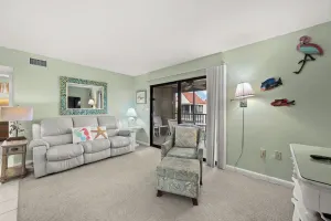 Image of Partial Beach View 1 bedroom, 1 bath at Sanibel Moorings Resort #132