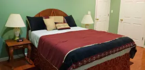 Image of Relax and rejuvenate in this Hideaway Apartment close to public transportation .