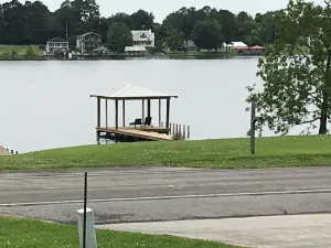 Image of Spacious house with wooded backyard and a private pier!