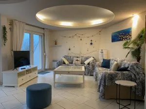 Image of Superbe appartement duplex au centre de TREGASTEL vue sur mer - Réf 745