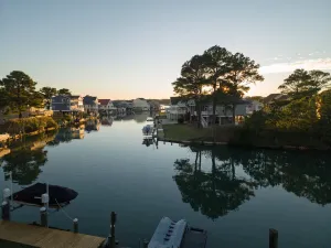 Image of Stunning  waterfront  panoramic view getaway house