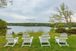 Image of Waterfront River Escape w\/ Pool, Kayaks, Detached Suite +more