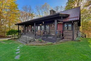 Image of Mine Mountain Cabin, convenient location!! 4 bedrooms, real log cabin