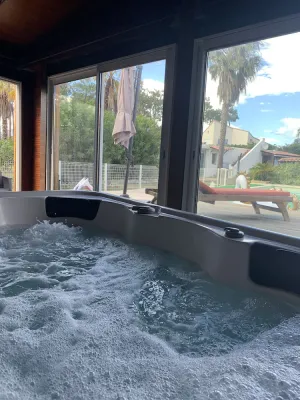 Image of Waterfront villa with pool and jacuzzi