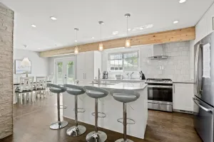 Image of Modern style with nature around, a perfect vacation home