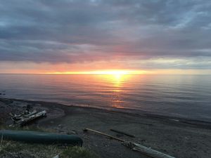 Image of NORTHERN LIGHTS and LAKE SUPERIOR 1 bedroom beach Cottage 3 Mi From Calumet.