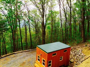 Image of Moonshine Cabin tucked away on the Mountain,Great Location with private Hot Tub!