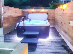 Image of A fantastic property with hot tub and stunning views over the loch.