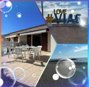 Image of Air-conditioned villa 300m from Farinette beach