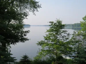 Image of Lakefront Home on North Shore of Rice Lake with private dock