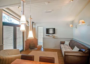 Image of Outstanding lodge with one double with en suite shower and one twin (double by arrangement).