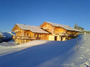 Image of Contemporary chalet, panoramic view