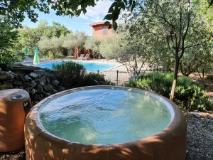 Image of Luxury gypsy caravan with private spa and unlimited access at Domaine Saint Cerice