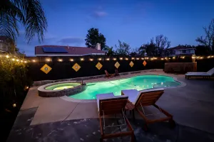 Image of Pool\/Spa, Super Mario Game room and Friends theme room!