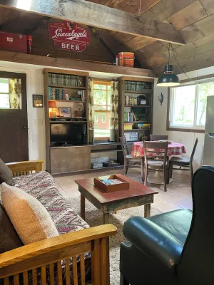 Image of Relax in our cozy cabin\/ Lake Wissota! (Easy self check in).