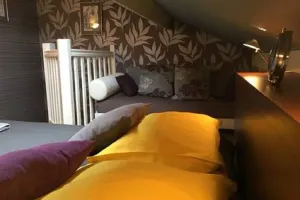 Image of Small house with interior patio