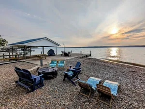 Image of Charming Cottage  LITERALLY on  Lake --Pet Friendly with Guest Cottage