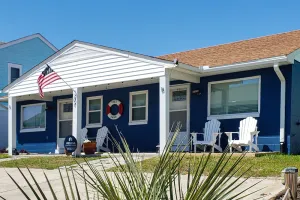Image of Dog-Friendly Third-Row Beach Duplex with Free WiFi - a Short Walk from the Beach