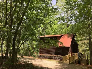 Image of Amy`s Creek 2 | 2BR Cabin, Dog friendly with Creekside and Hot Tub, Near Helen
