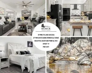 Image of The Bonita Blue | Spa, Fire Pit, Waterfall Pond
