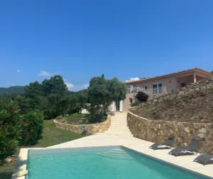 Image of Comfortable villa with private pool 300m from the beach, sea view and maquis
