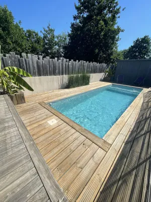 Image of Cosy Bassin d'Arcachon house with private, secure pool