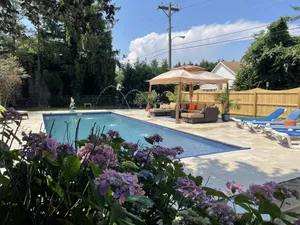Image of Lg Victorian, New Resort-likePrivate Pool, Beds for 17, 10min to SH beach