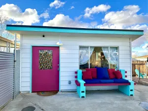 Image of The Cowgirl Cabana. A private, gated bungalow.