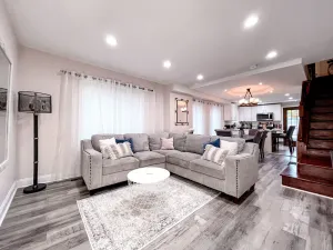 Image of Cheerful & Modern Home w\/ a Walkout Deck Area