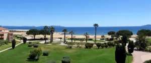 Image of 3 rooms seaside sandy beach french riviera