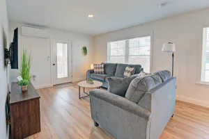 Image of Rustic Charm Meets Modern Luxury: Stylish 2BR, 1BA Apartment
