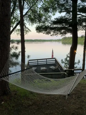 Image of Whispering Pines on Sand Lake! Sauna-Cozy Fire-Trails-Fish-Kayak-Paddle Board