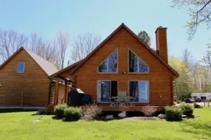 Image of Harkness Waterfront Cabin on Burt Lake - Shore station and mooring!