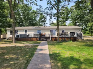 Image of Buchanan Lake in Ottertail, MN Private Beach Front Lake Home for Rent