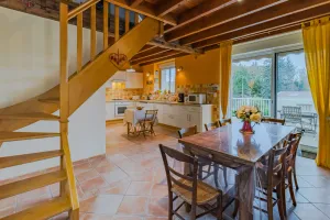 Image of Holiday Home 'Le gite du bûcher' with Private Terrace, Shared Garden and Balcony